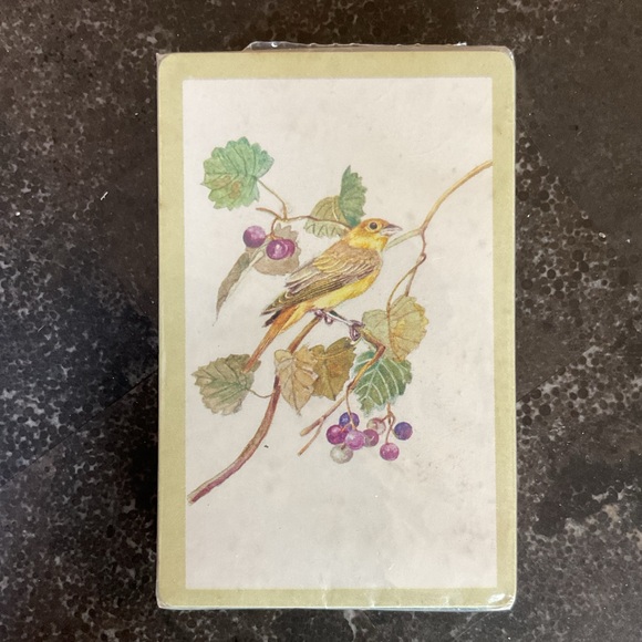Vintage bird playing cards sealed deck Stardust Nu-Vue tinted - Picture 1 of 4